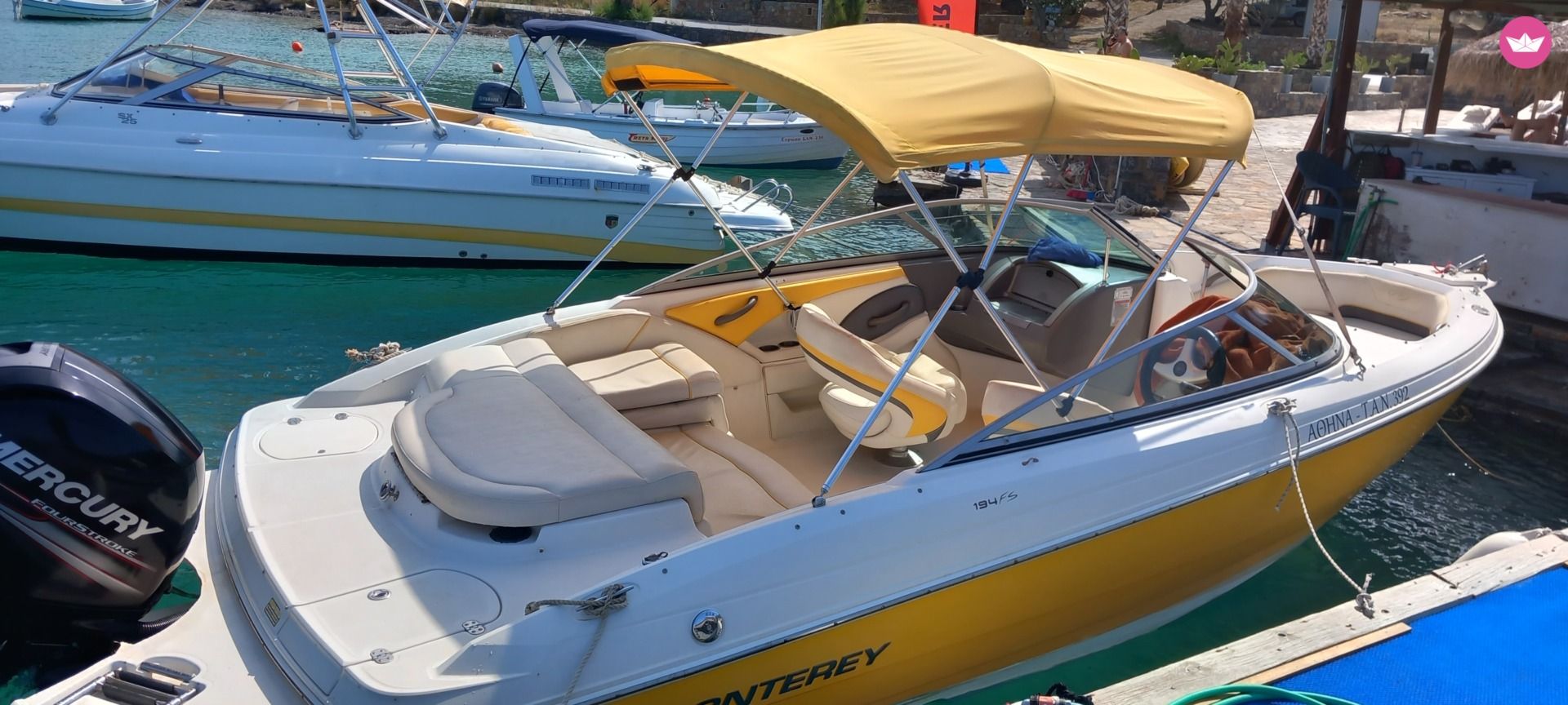 Mariah boat luxury interior and deck