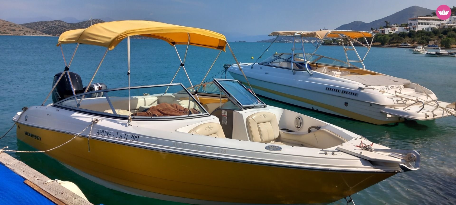 Monterey 194 FS - Luxury speedboat rental Elounda